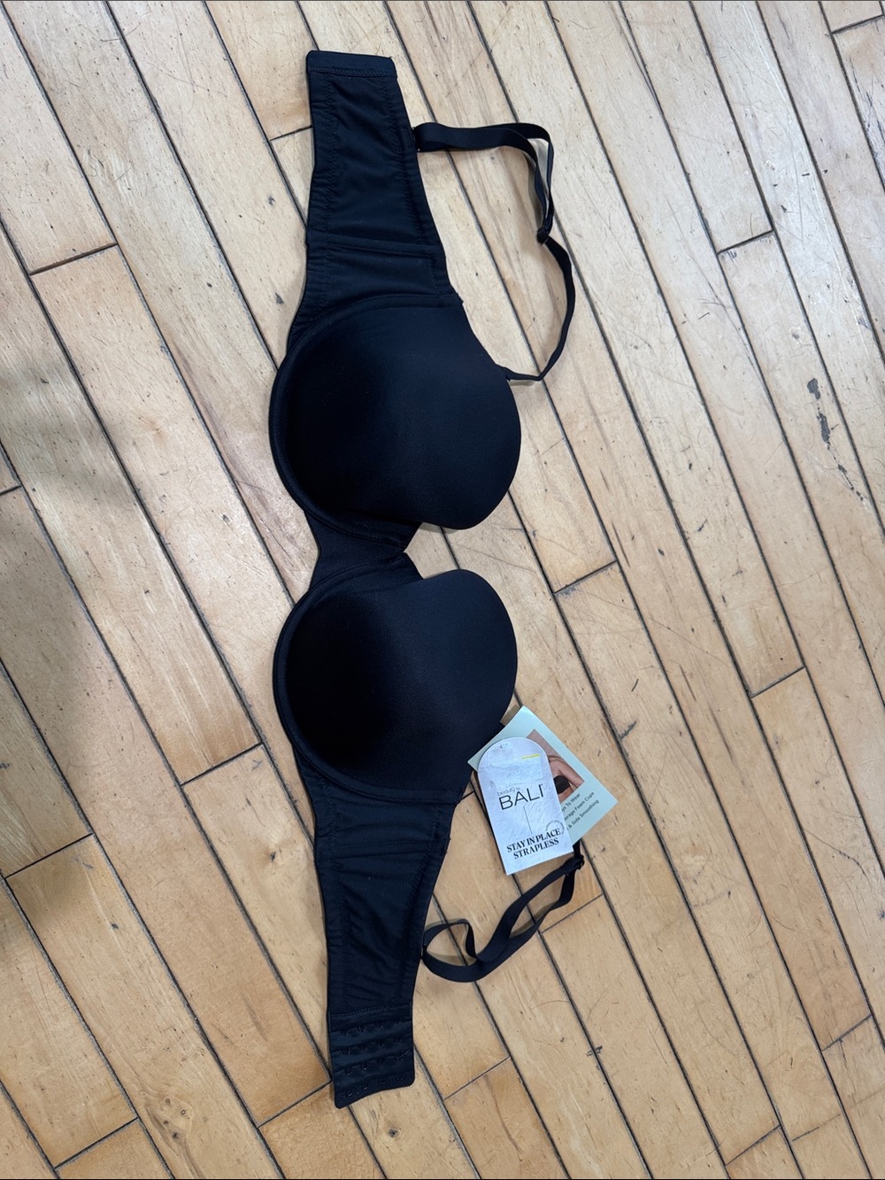 Bali Black Smooth Molded Underwire Bra
